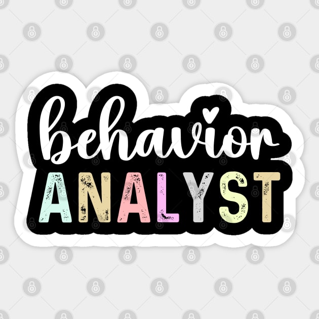 Behavior analyst cute future Christmas behavior analyst mom Sticker by Printopedy